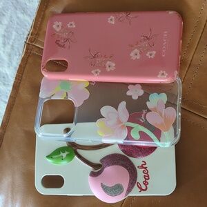 3 COACH Cell Phone cases